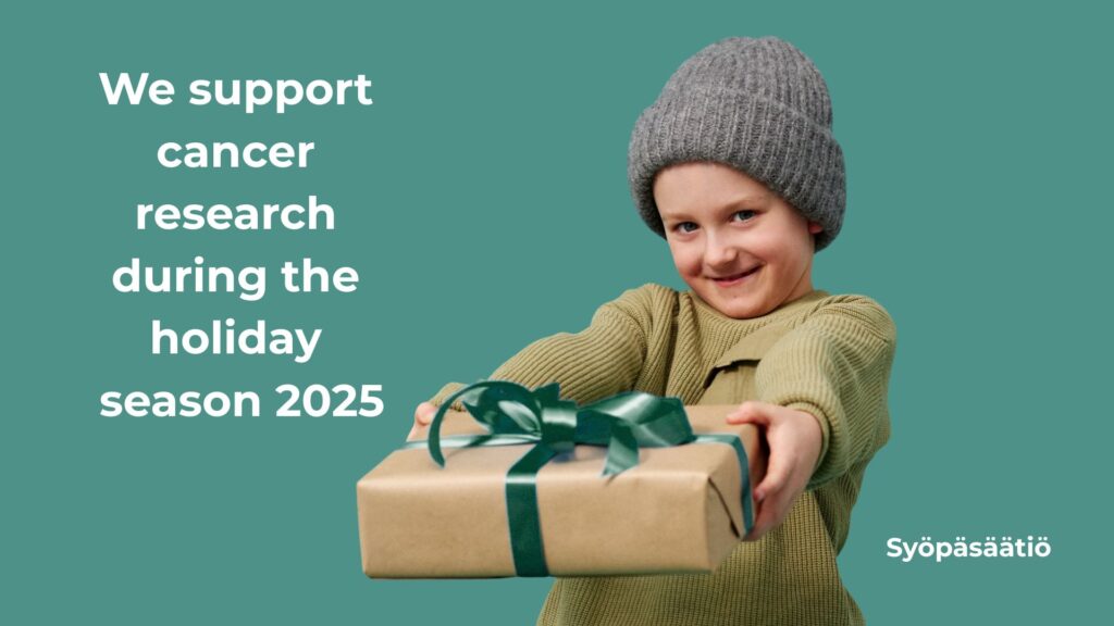 Pinja's Christmas Donation Supports the Finnish Cancer Foundation
