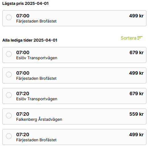 Dynamic pricing in action