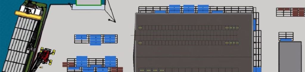 SCA Logisticsin satamaterminaalin simulontimalli